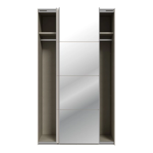 Szafa ubraniowa z lustrem 120 cm Kolor Piaskowy